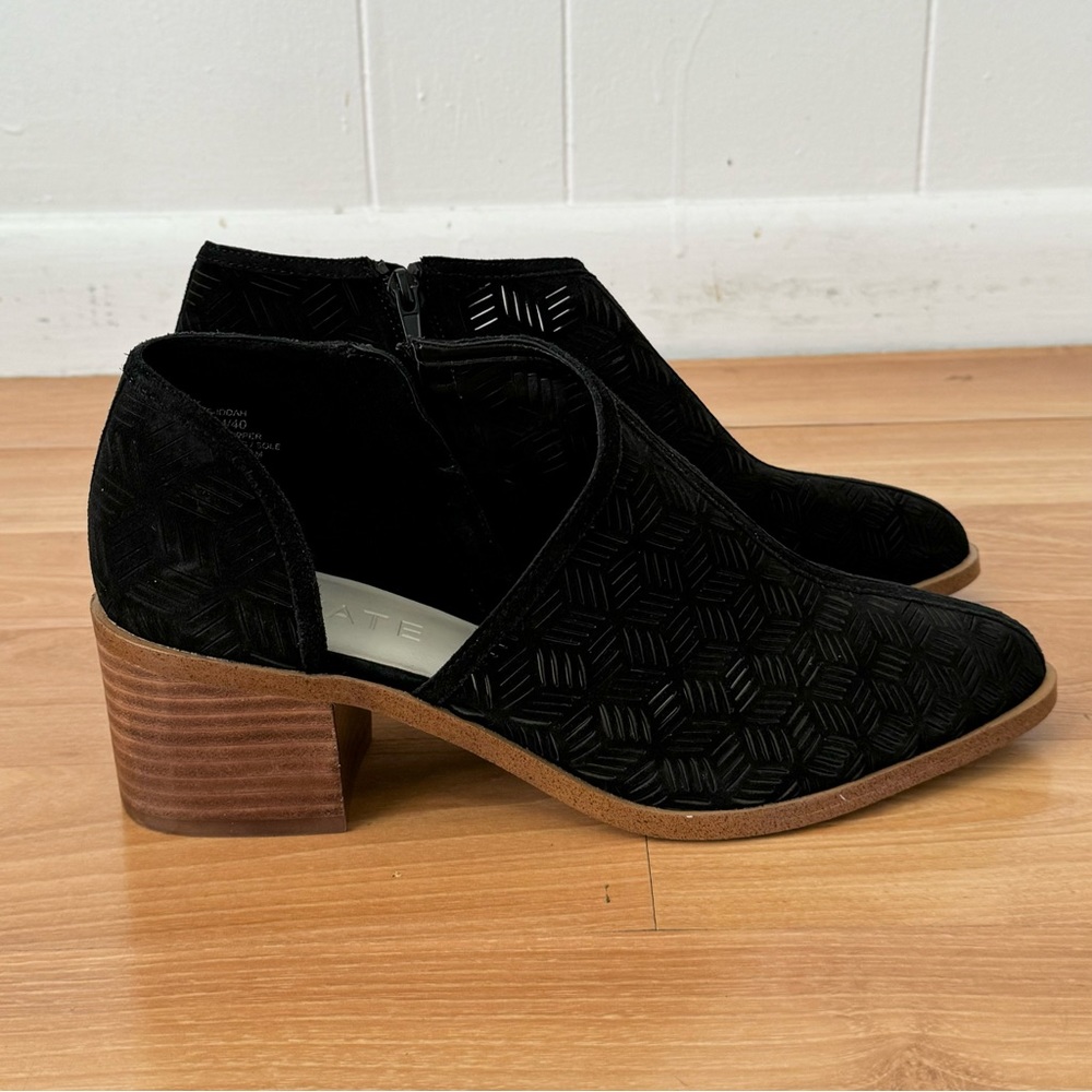 1.State IDDAH Perforated Cutout Suede Leather Bootie NWT Size 10(40)